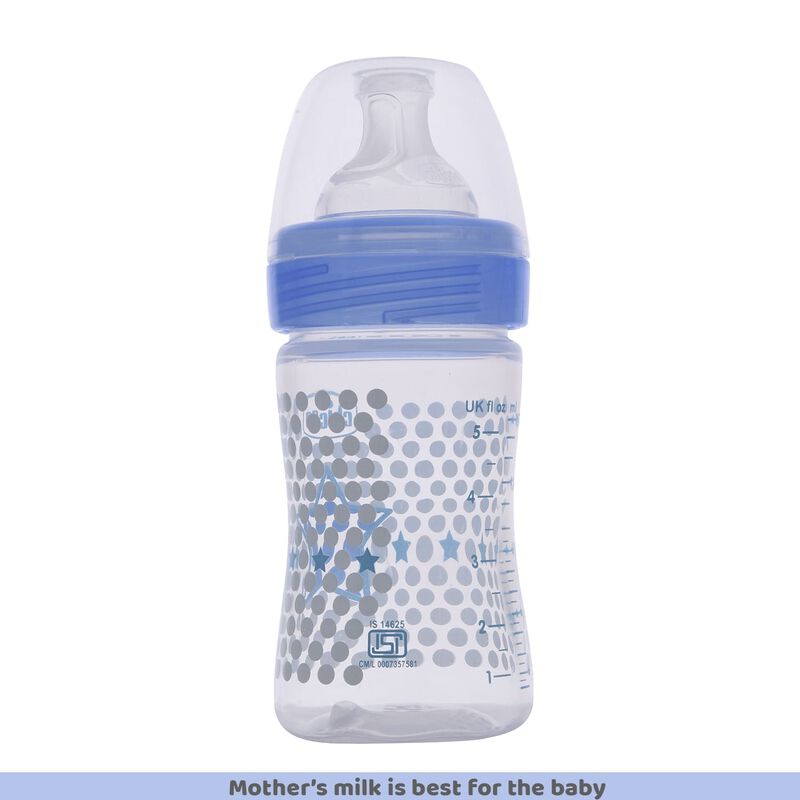 Well-Being Feeding Bottle (150ml, Slow) (Blue) image number 2